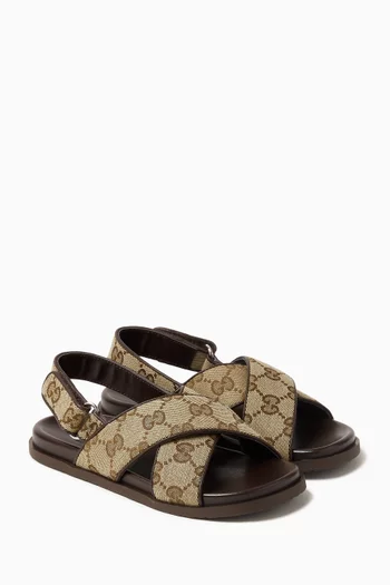 GG Sandals in Canvas