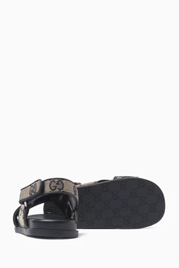 Sandals in GG Canvas