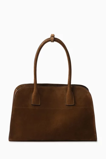 Medium Tote Bag in Suede