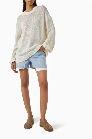 Sweater in Cotton Knit