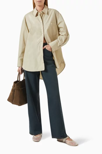 Facade Straight-leg Jeans in Cotton-denim
