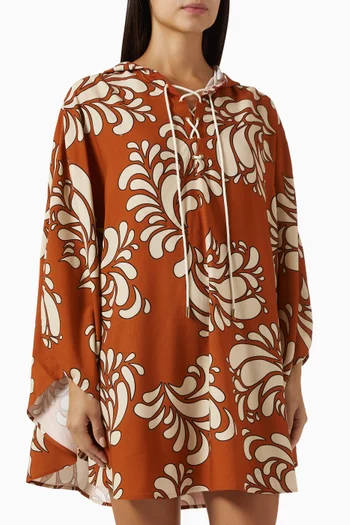 Provence Cape in Viscose-linen Blend