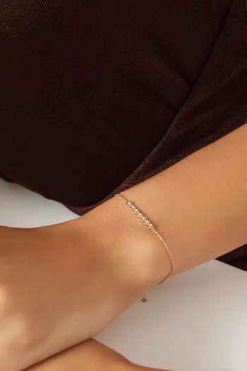 Round Diamond Bracelet in 18kt Gold