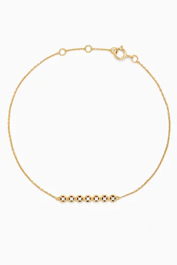 Round Diamond Bracelet in 18kt Gold