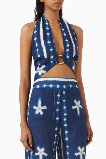Nandy Halterneck Crop Top