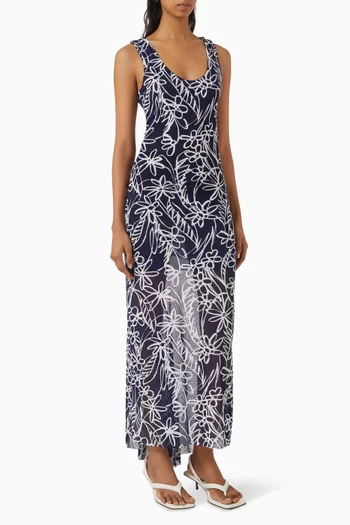 India Printed Maxi Dress