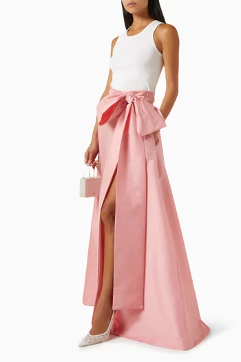 Beatrice Maxi Skirt in Taffeta