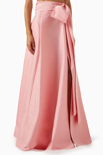 Beatrice Maxi Skirt in Taffeta