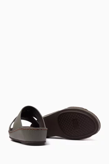 Piega Cucire Sandals in Deercalf