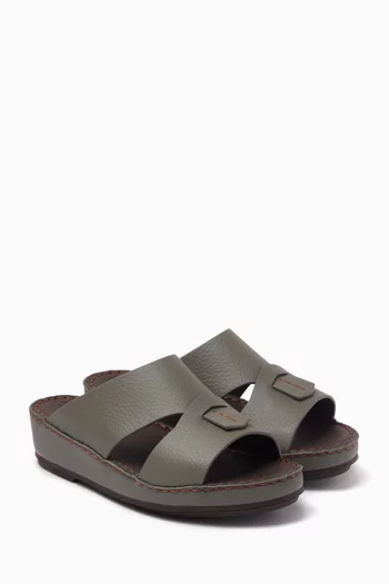 Piega Cucire Sandals in Deercalf