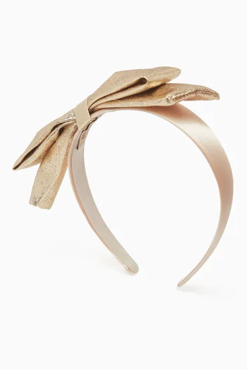 Metallic Bow Hairband