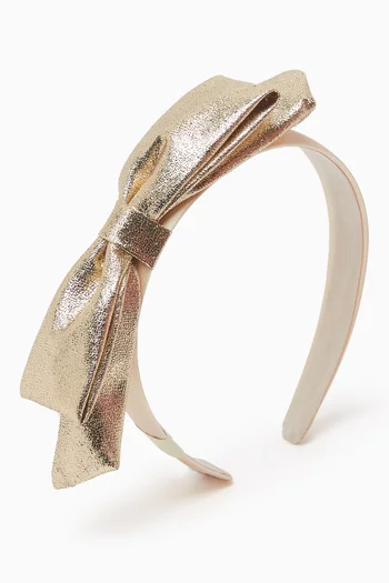 Metallic Bow Hairband