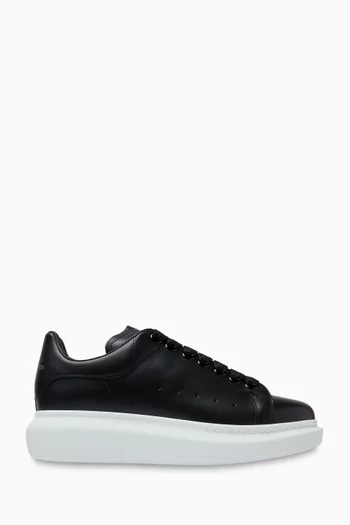 Oversized Sneakers in Leather