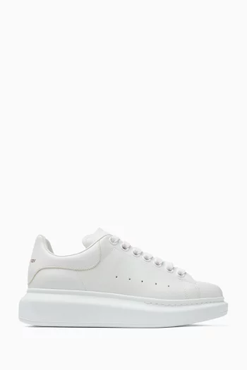 Oversized Sneakers in Leather
