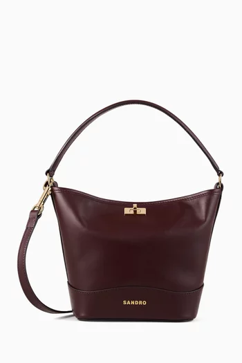 Mini Tangoso Bucket Bag in Leather