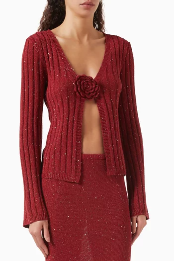 Rosie Sequin-embellished Cardigan
