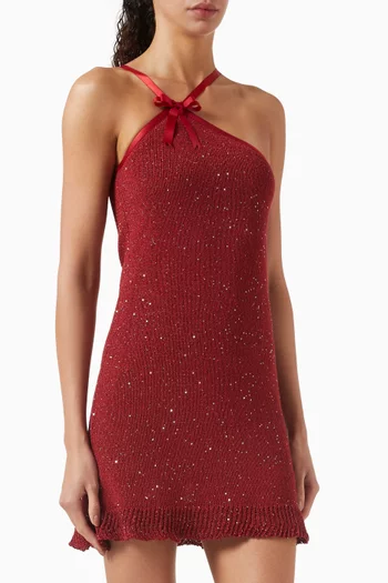 Aimee Sequin-embellished Mini Dress