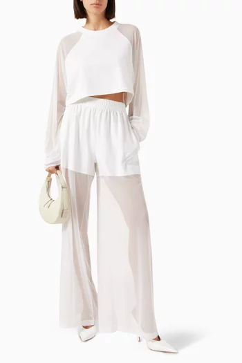 Boyfriend Elephant Sweatpants in Mesh
