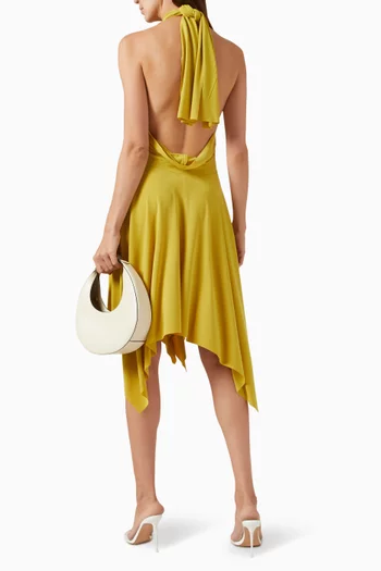 فستان قصير بتصميم قابل للتعديل