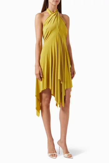 فستان قصير بتصميم قابل للتعديل