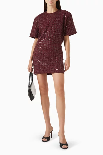 Oversized Bead-embellished Top