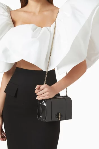 Small May Clutch in Brushed Calf Leather