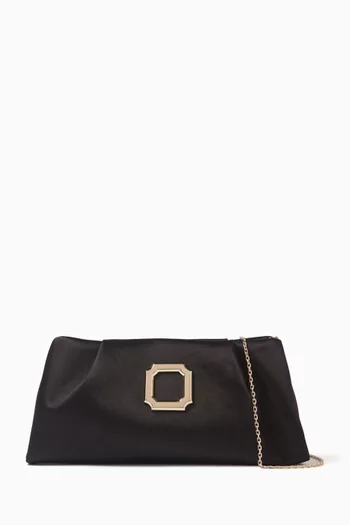 Vittoria Clutch Bag in Satin