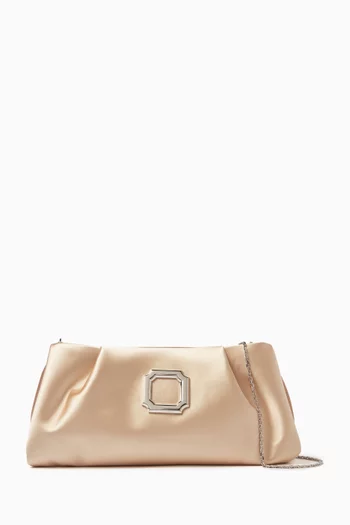 Vittoria Clutch Bag in Satin