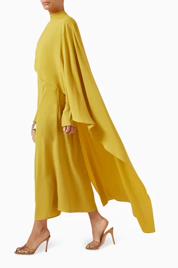 Carrington Midi Dress in Crepe