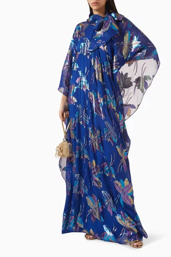 Stevie Bow Kaftan in Fil Coupé