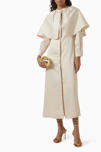 فستان بنمط قميص بكاب