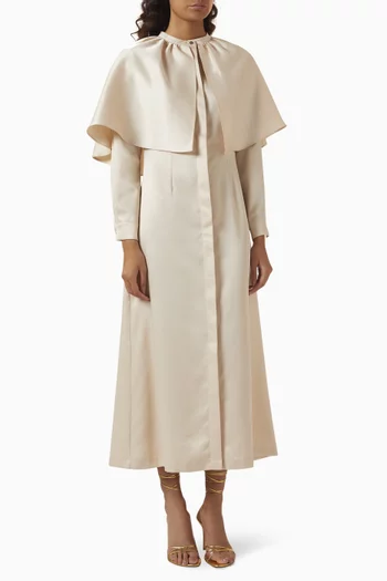 فستان بنمط قميص بكاب