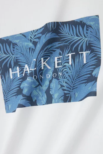 Palm Box Logo T-shirt in Cotton-jersey