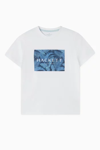 Palm Box Logo T-shirt in Cotton-jersey