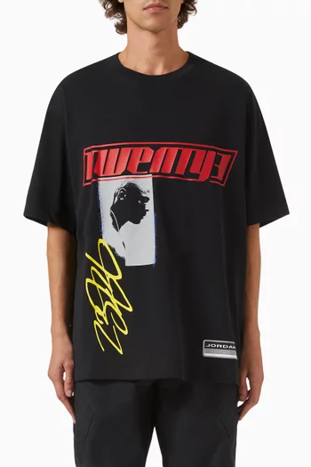 Flight Essentials Oversized T-shirt in Heavyweight Cotton