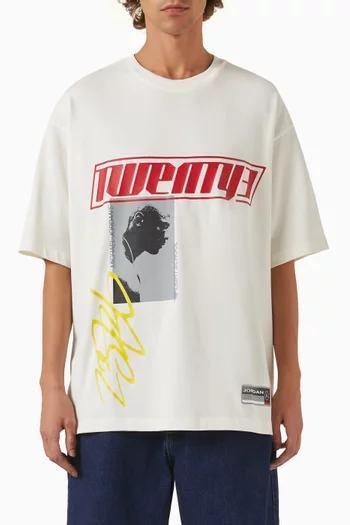 Flight Essentials Oversized T-shirt in Heavyweight Cotton