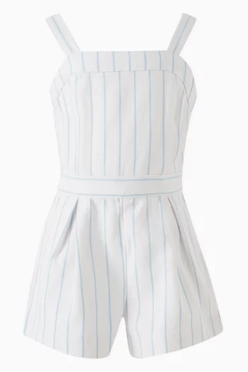 Strappy Stripped Romper