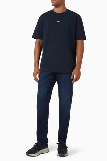 Relaxed-fit Logo T-shirt in Stretch Cotton