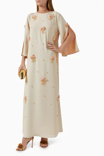 Floral Embellished Kaftan