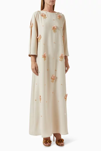 Floral Embellished Kaftan