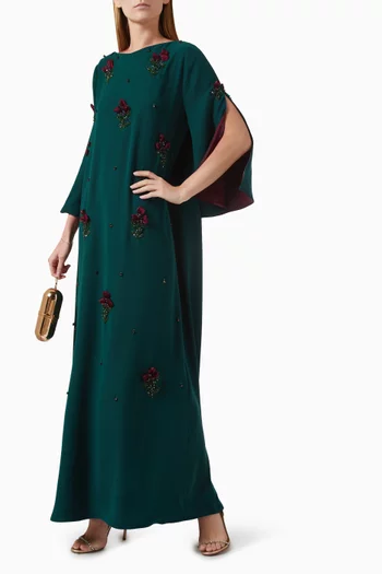 Floral Embellished Kaftan