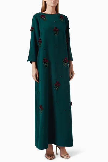 Floral Embellished Kaftan