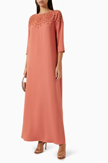Bead-embellished Kaftan