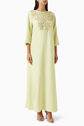 Bead-embellished Kaftan