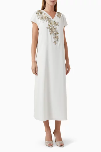 Floral Embellished Kaftan