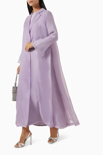 Evening Abaya Set in Organza