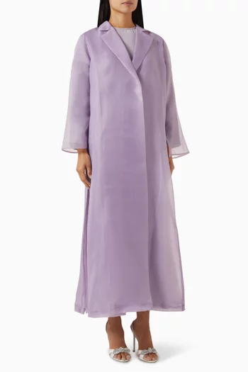 Evening Abaya Set in Organza
