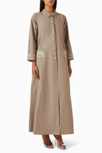 2-piece Kaftan Set in Cotton-blend