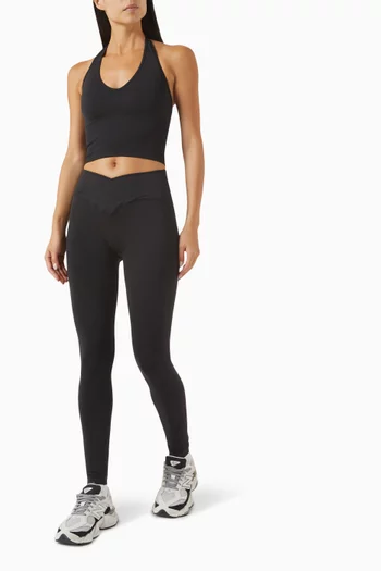 Sculpt Seamless Wrap Waist Scrunch Leggings