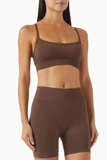 Sculpt Seamless Bandeau Sports Bra